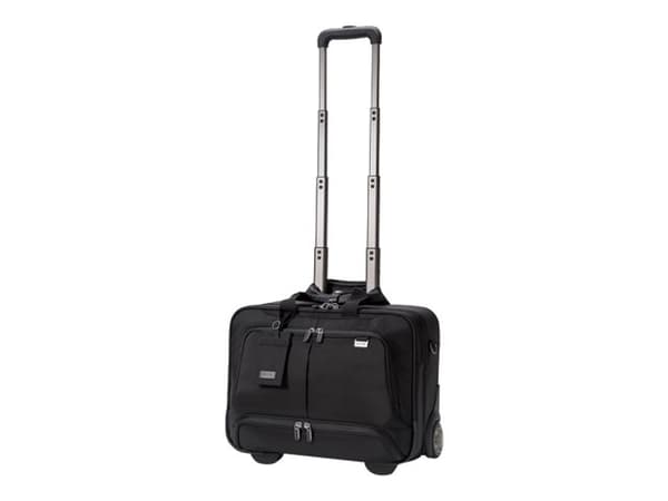 Dicota Top Roller Pro, Vaunu, Musta, Vaahto, Nailon, 2 renkaita, 39,6 cm (15.6"), 44,5 cm