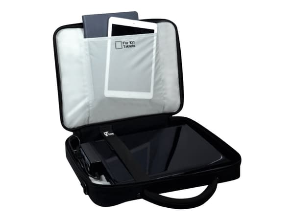 PORT COURCHEVEL Clamshell - Notebookbæreveske - 15.6" - svart