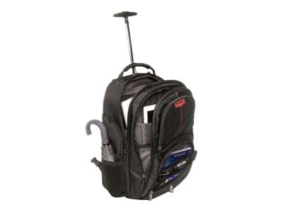Verbatim Paris Backpack Roller 17" - Notebook-väska - svart
