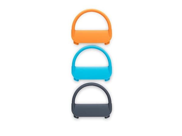 Wacom Bamboo Spark Closure Bands - Lukkebånd for bæreveske - grå, blå, oransje (en pakke 3)