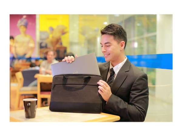 DELL 460-BCFL väskor bärbara datorer 33 cm (13") Överdrag Blå, Grå