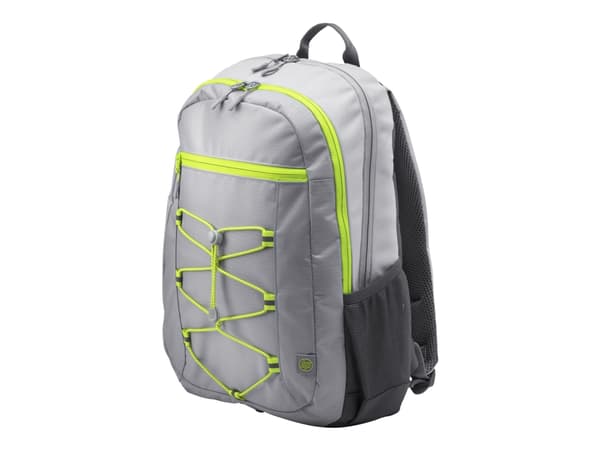 HP Active - Notebook-väska - 15.6" - grå, neongul - för Pavilion Laptop 13, 14, 15