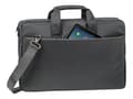 Miniatyrbild 5 av 5: Riva Case Central 8251 - Ryggsäck för bärbar dator - 17.3" - grå