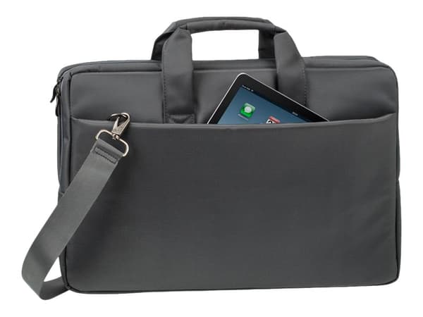 Riva Case Central 8251 - Ryggsäck för bärbar dator - 17.3" - grå