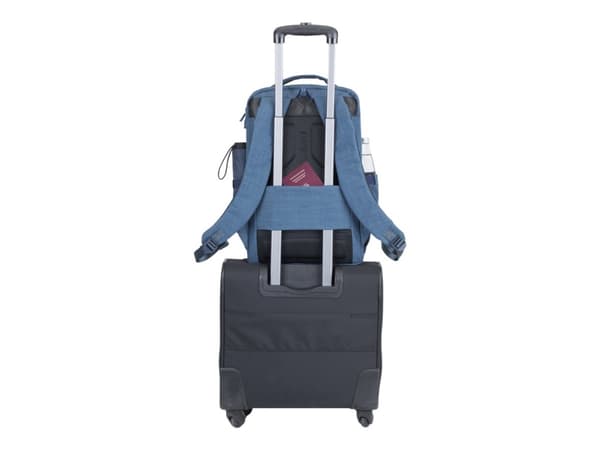 Riva Case Biscayne 8365 - Ryggsäck för bärbar dator - 17.3" - blå