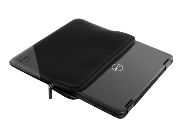 Dell Essential Sleeve 15 - Fodral för bärbar dator - 15" - svart med silksreen med Dell-logotyp