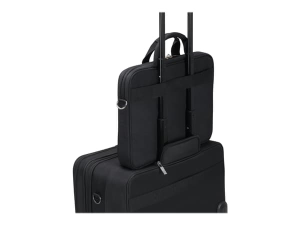DICOTA Top Traveller Wireless Mouse Kit - Notebook-väska - 15.6" - svart - med trådlös optisk mus