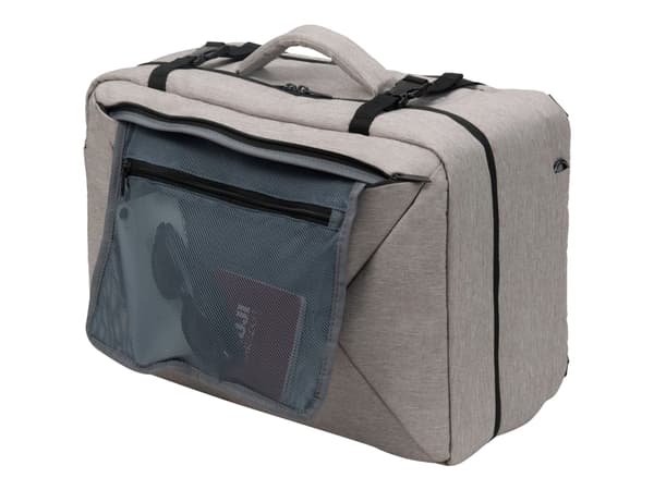 DICOTA Backpack Dual Plus EDGE - Notebookryggsekk - 13" - 15.6" - lysegrå