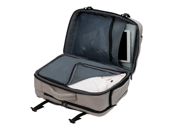 DICOTA Backpack Dual Plus EDGE - Notebookryggsekk - 13" - 15.6" - lysegrå