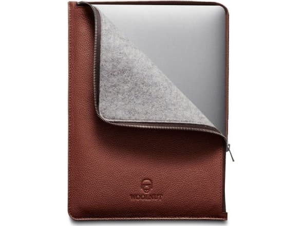 WOOLNUT WOOLNUT Leather Folio Cognac Brown case | MacBook Pro 15 "