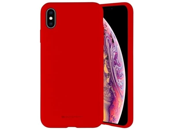 Mercury Mercury Silicone iPhone X/Xs czerwony /red