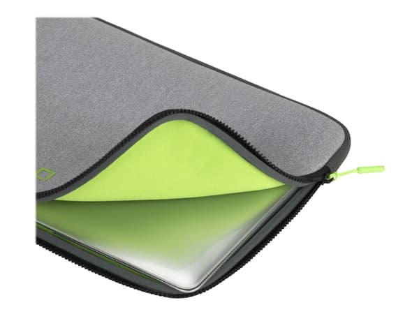 DICOTA Skin FLOW - Notebookhylster - 13" - 14.1" - grå, grønn