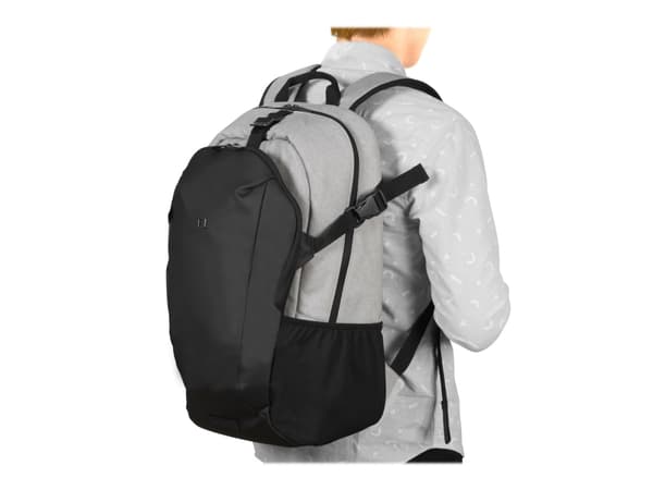 DICOTA Backpack GO - Reppu kannettavalle tietokoneelle - 13" - 15.6" - vaaleanharmaa