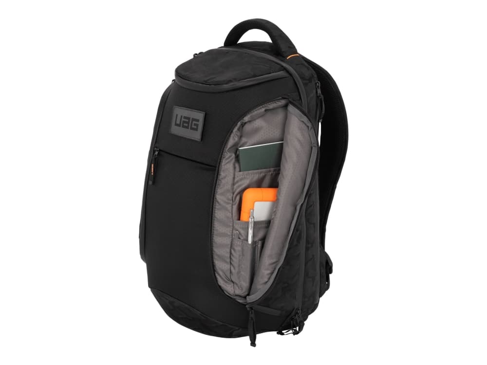 UAG Rugged Laptop Backpack 24-Liter - Pack Series Black Midnight Camo - Ryggsäck för bärbar dator - 15" - svart, midnatt camo