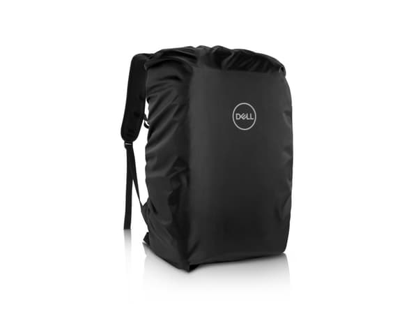 Dell Gaming Backpack 17 - Ryggsäck för bärbar dator - 17" - svart med reflekterande frontpanel i regnbågens alla färger