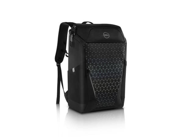 Dell Gaming Backpack 17 - Ryggsäck för bärbar dator - 17" - svart med reflekterande frontpanel i regnbågens alla färger