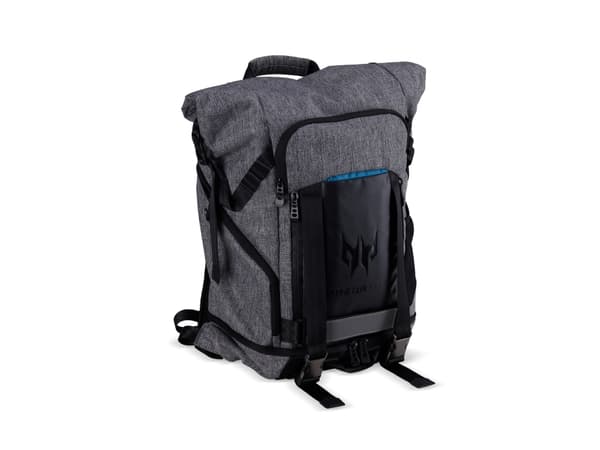 Acer Predator Notebook Gaming Utility Backpack - Ryggsäck för bärbar dator - 17" - svart, blågrön - för Predator Helios 300; Predator Triton 300; 500