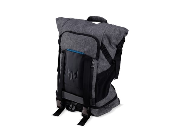 Acer Predator Notebook Gaming Utility Backpack - Ryggsäck för bärbar dator - 17" - svart, blågrön - för Predator Helios 300; Predator Triton 300; 500
