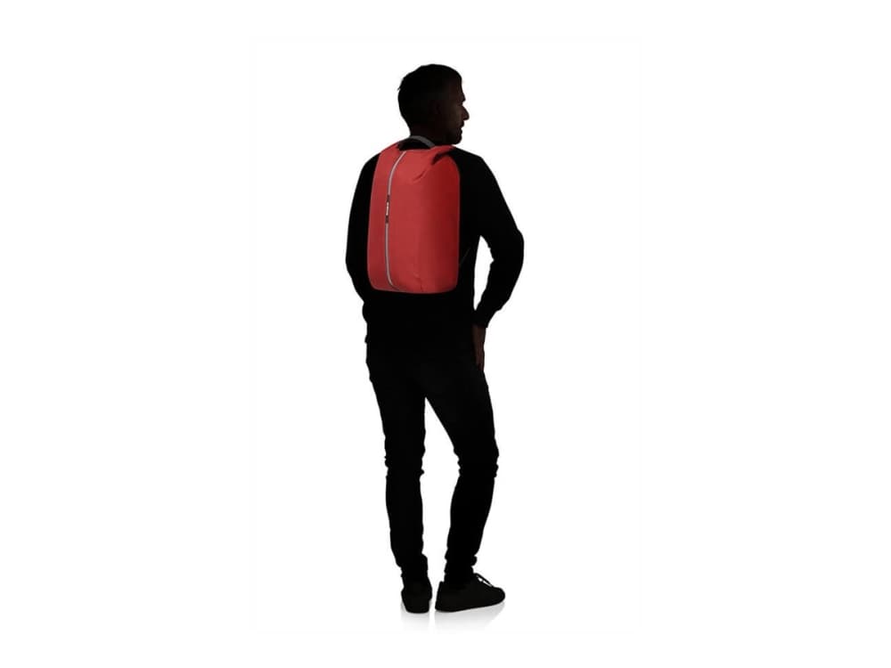 Samsonite Securipak M Anti-Theft Laptop Backpack - Ryggsäck för bärbar dator - 15.6" - granatröd