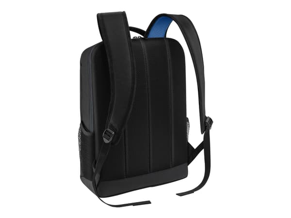 Dell Essential Backpack 15 - Ryggsäck för bärbar dator - 15" - svart reflekterande tryckning med stötdämpad struktur