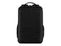 Miniatyrbild 5 av 5: Dell Essential Backpack 15 - Ryggsäck för bärbar dator - 15" - svart reflekterande tryckning med stötdämpad struktur
