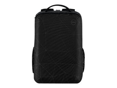 Dell Essential Backpack 15 - Ryggsäck för bärbar dator - 15" - svart reflekterande tryckning med stötdämpad struktur