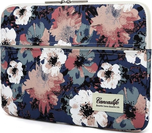Laptoplomme Canvaslife 13-14&quot; Sleeve Blue Camellia