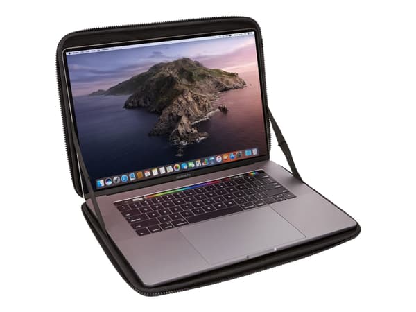 Thule Gauntlet - Notebookhylster - 16" - svart - for Apple MacBook Pro 16" (Late 2019); MacBook Pro 15.4" (Late 2016, Mid 2017, Mid 2018, Mid 2019)