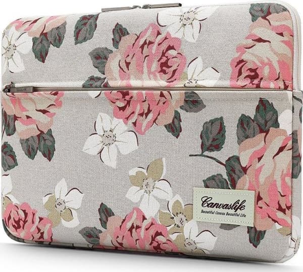 Sülearvuti tasku Canvaslife 13-14&quot; Sleeve White Rose