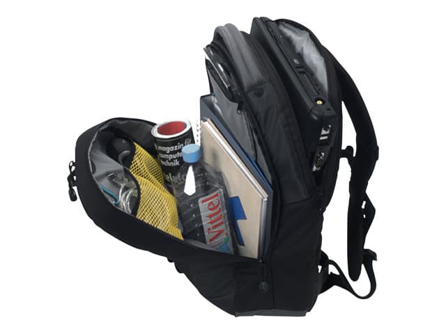 DICOTA BacPac Mission XL - Ryggsäck för bärbar dator - 17" - pure black