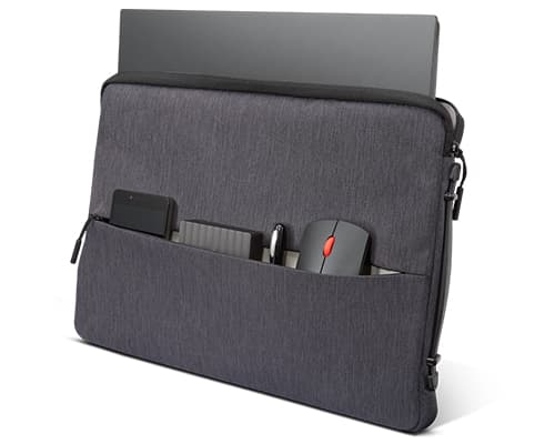 Lenovo Urban Sleeve - Fodral för bärbar dator - 15.6" - kolgrå - för IdeaPad 1 15; 5 Pro 14; ThinkPad E15 Gen 4; L15 Gen 3; P1 Gen 5; P15v Gen 3; V15