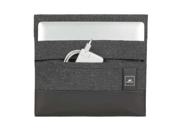 Rivacase 8803 BLACK MELANGE, Sleeve til laptop, 33,8 cm (13.3"), 310 g