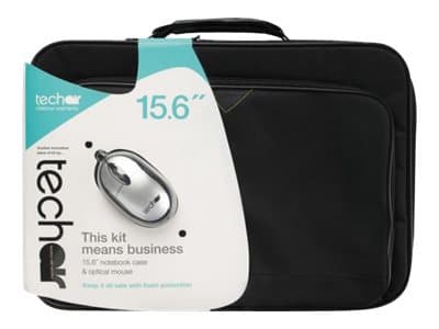 techair - Tilbehørpakke for Notebook - 14" - 15.6" - svart