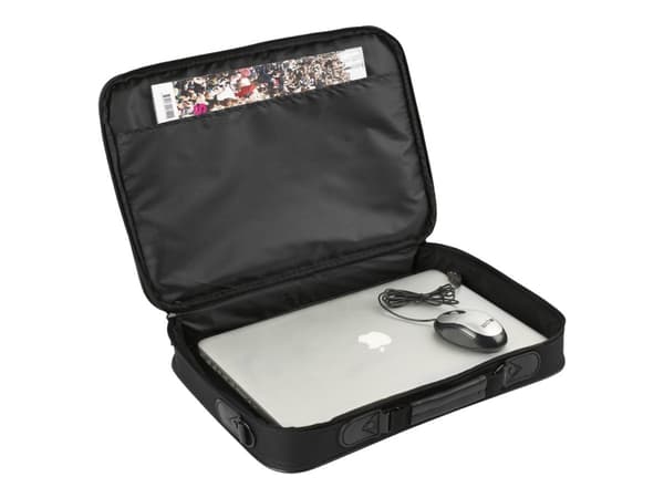 techair TABUN33MV4 - Notebookbæreveske - 17.3" - svart - med optisk USB-mus