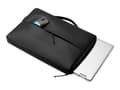 Miniatyrbild 3 av 5: HP Notebook Sleeve - Fodral för bärbar dator - upp till 14" - svart - för HP 14, 14s; Chromebook 14a; Chromebook x360 14a, 14b, 14c; ENVY 13; Pavilio