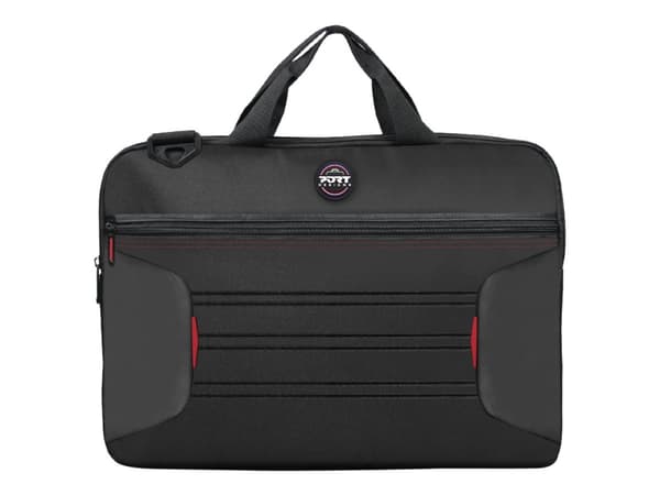 PORT Designs - Premium Pack - notebook-väska - 17.3" - med 1000 dpi USB-C och USB-A trådlös optisk mus