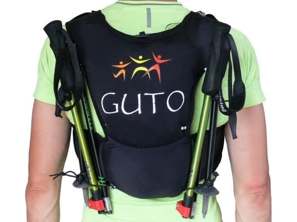 Guto UltraFun GUTO, svart, størrelse M - superlett ryggsekk / løpe- og turvest, EAN 5909876571186