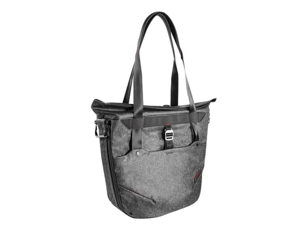 Peak Design Everyday Tote V1 - Kuljetuslaukku digitaalikameralle ja objektiiville / kannettavalle tietokoneelle - 400D nylon kangas - ruskea-musta -