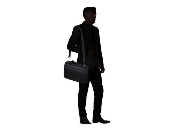 Samsonite Mysight Briefcase - Notebookbæreveske - 10.5" - 14.1" - svart
