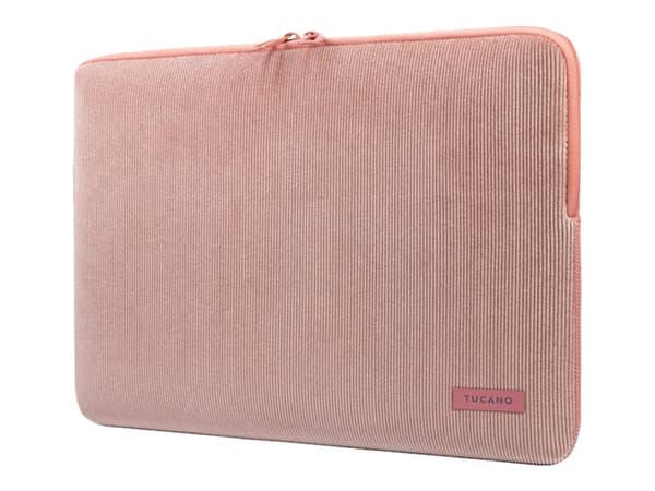 Tucano Velluto - Fodral för bärbar dator - 15.6" - 16" - rosa - för Apple MacBook Pro 16" (Late 2019)