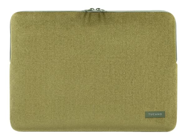 Tucano Second Skin Velluto - Fodral för bärbar dator - 15.6" - 16" - grön - för Apple MacBook Pro (16 tum)