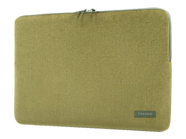 Tucano Second Skin Velluto - Fodral för bärbar dator - 15.6" - 16" - grön - för Apple MacBook Pro (16 tum)