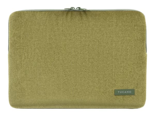 Tucano Second Skin Velluto - Fodral för bärbar dator - 12" - 13" - grön - för Apple MacBook Air 13.3" (Early 2020, Late 2018, Late 2020, Mid 2019); M
