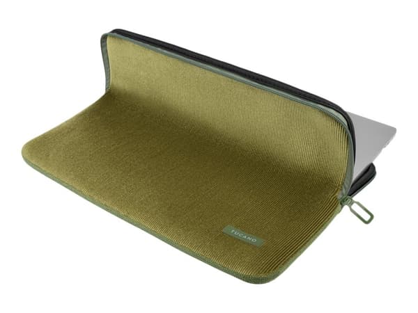 Tucano Second Skin Velluto - Fodral för bärbar dator - 12" - 13" - grön - för Apple MacBook Air 13.3" (Early 2020, Late 2018, Late 2020, Mid 2019); M