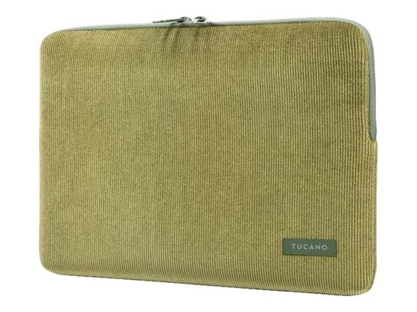 Tucano Second Skin Velluto - Fodral för bärbar dator - 12" - 13" - grön - för Apple MacBook Air 13.3" (Early 2020, Late 2018, Late 2020, Mid 2019); M