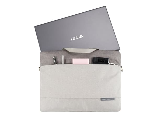 ASUS EOS 2 -kantolaukku - Kantolaukku kannettavalle - 15,6" - vaaleanharmaa, kaura - ASUSPRO P1; P2; P3; ExpertBook B9; P2