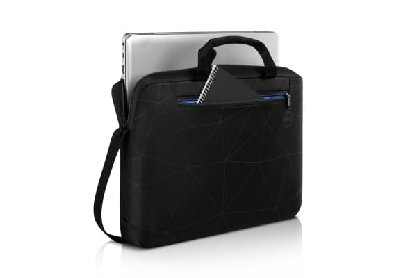 Dell Essential Briefcase 15 - Notebook-väska - 15.6" - svart reflekterande tryckning med stötdämpad struktur (paket om 10)