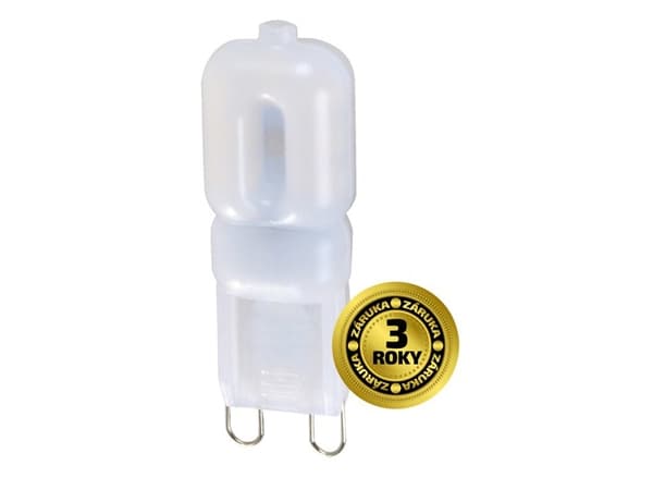 Solight WZ320, 2,5 W, G9, 200 LM, 35000 h, Varmvitt