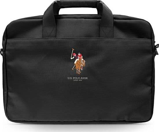 US Polo Bag USCB15PUGFLBK 16" svart/svart