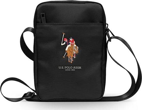US Polo Bag USTB8PUGFLBK 8" svart/svart
